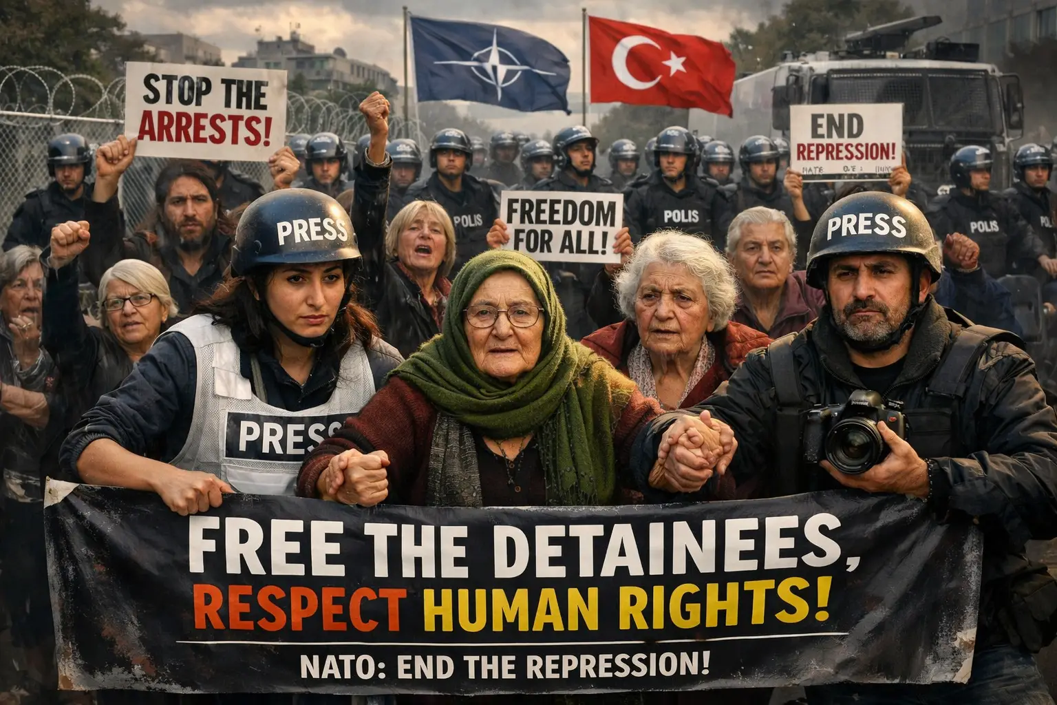 NATO Toplantısı Öncesi Türkiye’de Gözaltı Dalgası: Gazeteciler ve Aktivistler Tutuklandı!